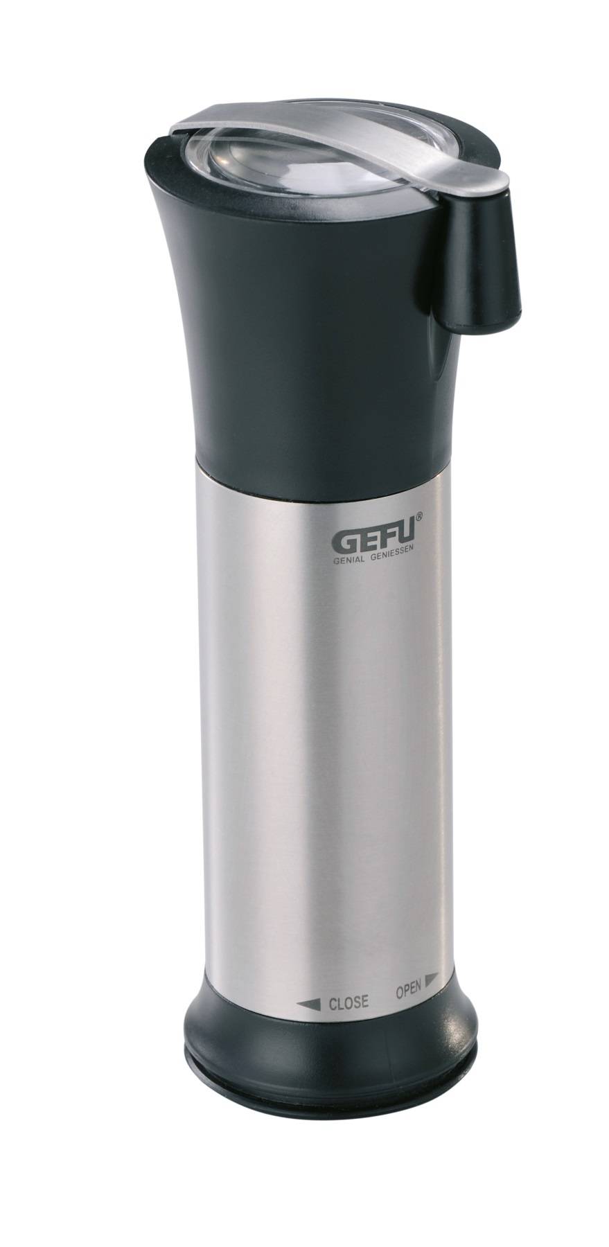 GEFU MOSCATA, Schwarz, Edelstahl, Kunststoff, Edelstahl, Nüsse, 52 mm, 58 mm, 151 mm