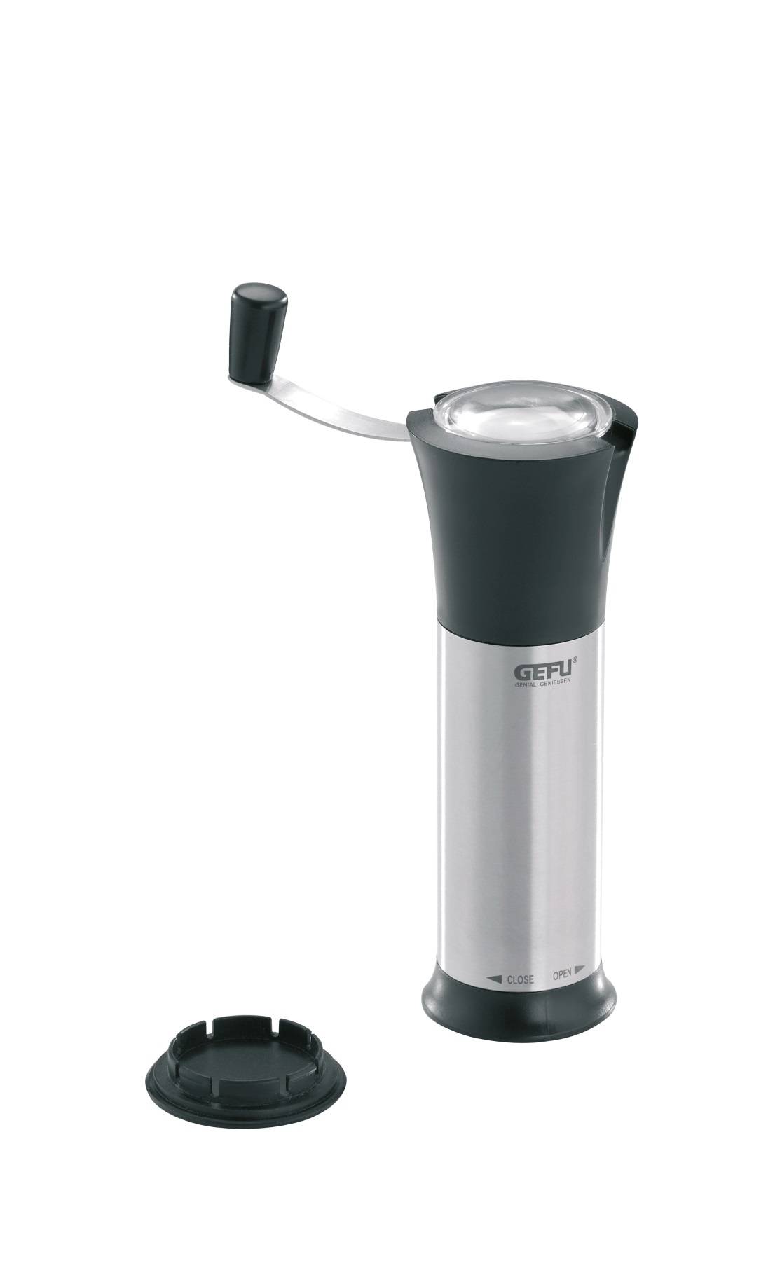 GEFU MOSCATA, Schwarz, Edelstahl, Kunststoff, Edelstahl, Nüsse, 52 mm, 58 mm, 151 mm