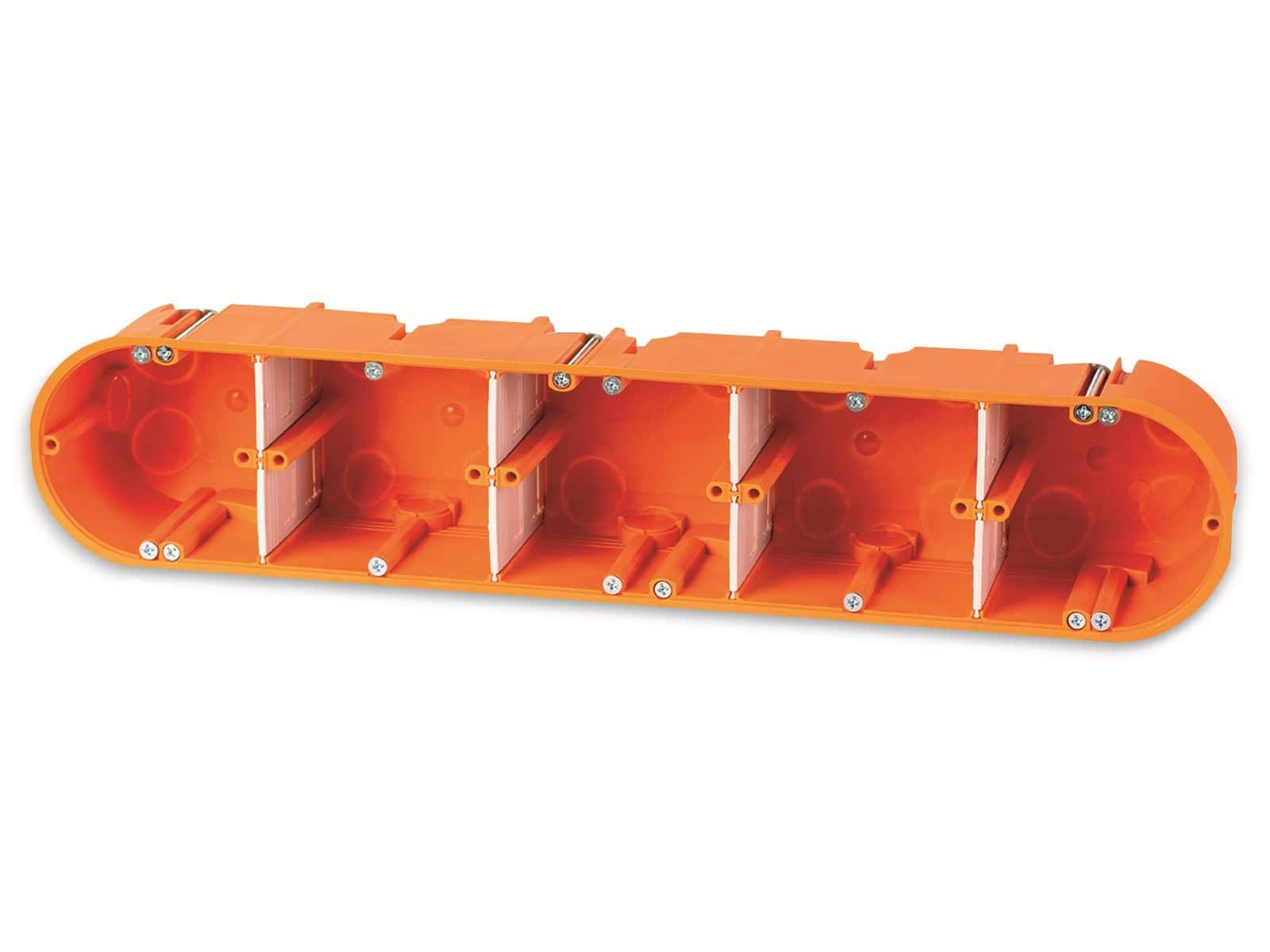 F-TRONIC Hohlwanddose, Ø 68 mm, T 60 mm, 5-fach, massiv