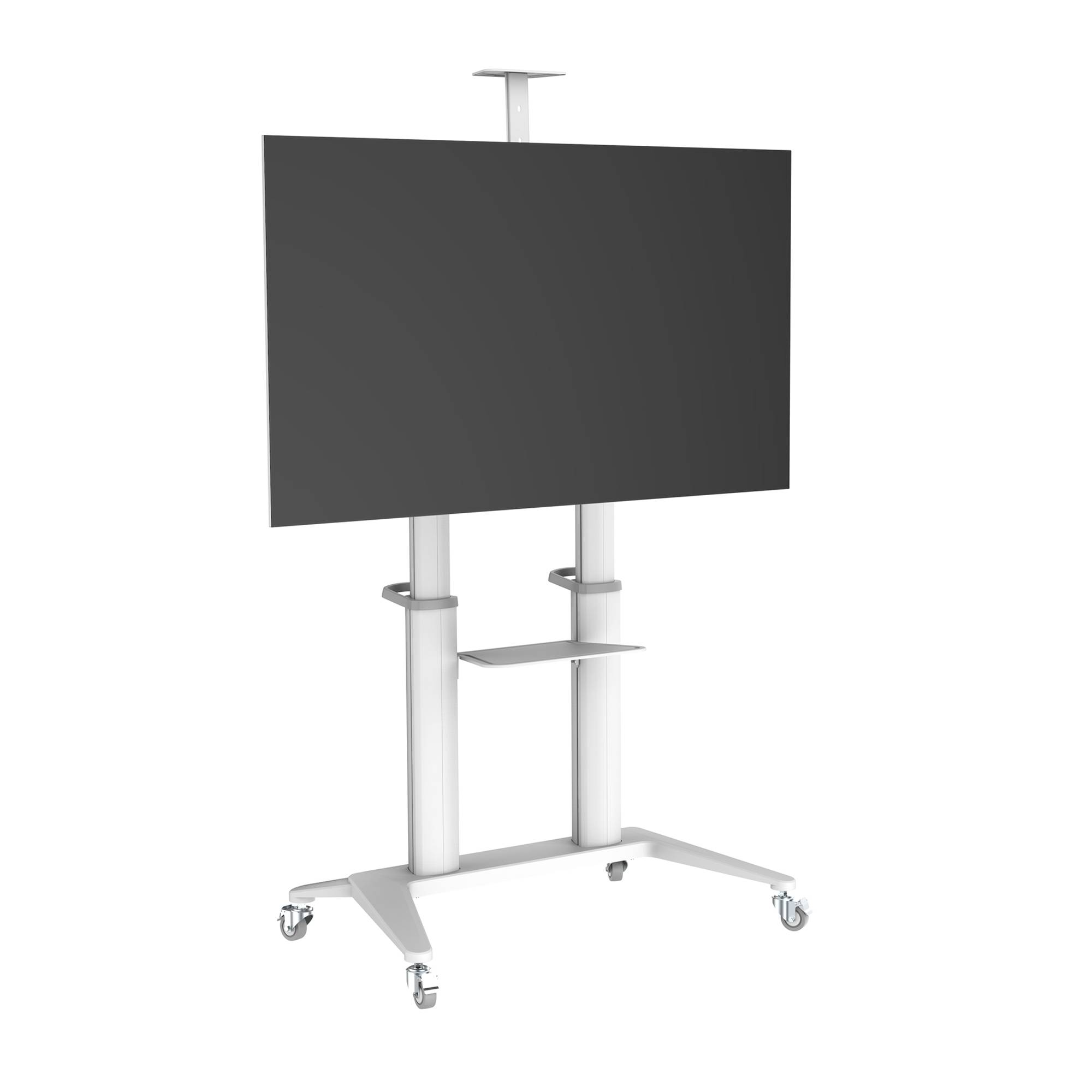 PureMounts DS PDS-0013C - Wagen - für LCD-TV / Kamera - Kunststoff, Aluminium, Stahl - Glossy White - Bildschirmgröße: 178-305 cm (70"-120")