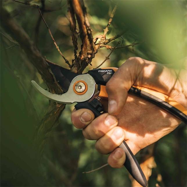 Fiskars 1057164 Bypass-Gartenschere L, Solid, P341