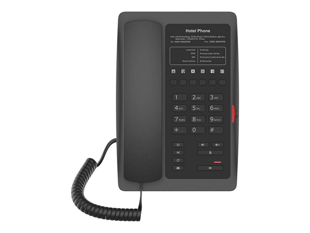 Fanvil H3W - VoIP-Telefon mit Rufnummernanzeige - SIP - RTCP - RTP - SRTP - SIP