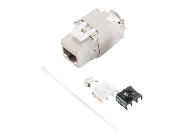 SHIVERPEAKS - Helos - Modulare Eingabe - CAT 6a - RJ-45 - Silber