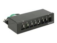 DeLOCK Keystone Desktop Patch Panel - Patch Panel