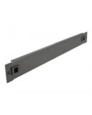 Delock Network Cabinet Blind Cover - Rack-Blindabdeckungsplatte - Schwarz - 1U -