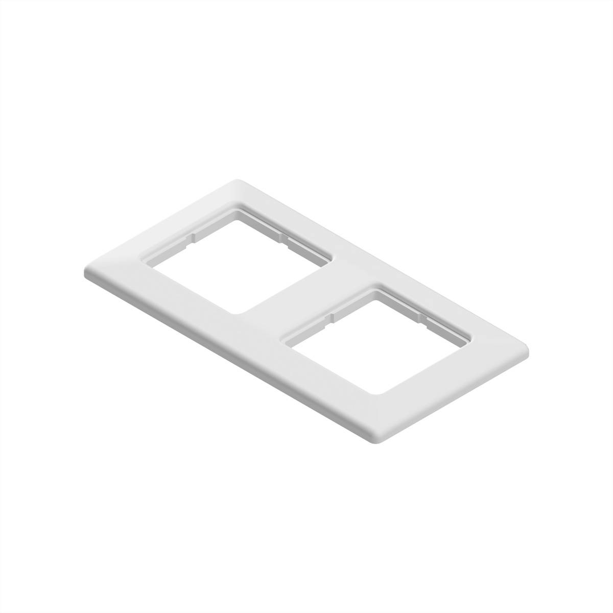 EasyLan Abdeckrahmen zweifach, Weiß RAL 9010