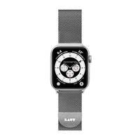 LAUT INTERNATIONAL - LAUT Steel Loop, Band, Smartwatch, Silber, Apple, Apple Watch 42/44/45 mm, Edelstahl