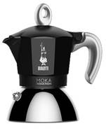 Bialetti Moka Induction, Mokka-Kanne, 0,4 l, Schwarz, Silber, Aluminium, 2 Tassen, Polypropylen (PP)