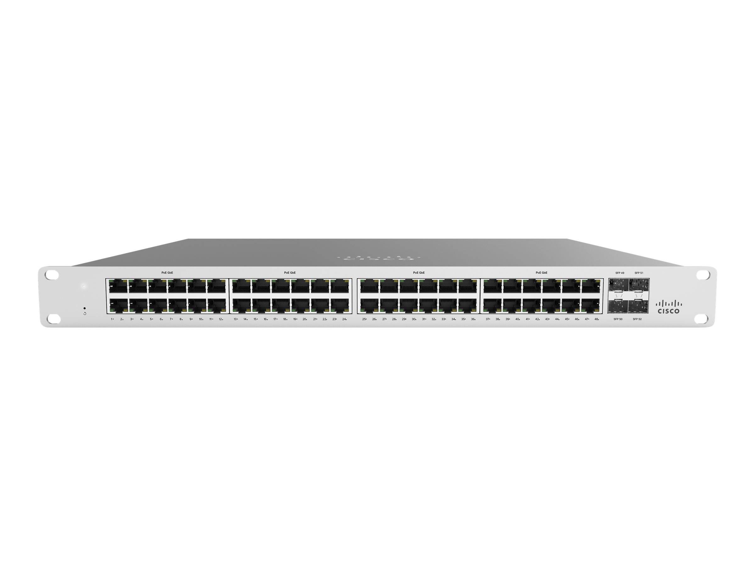 Cisco Meraki Cloud Managed MS120-48FP - Switch - managed - 48 x 10/100/1000 (PoE
