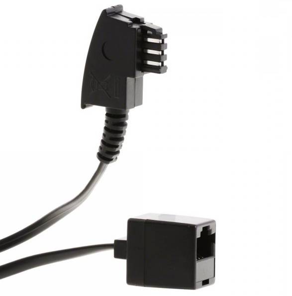 Helos - Telefonadapter - TAE-F (M) zu RJ-45 (4-PIN)