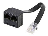 Helos - Netzwerk-Splitter - RJ-45 (M) bis RJ-45 (W)