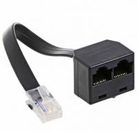 Helos - Netzwerk-Splitter - RJ-45 (M) bis RJ-45 (W)