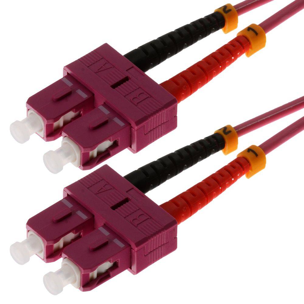 Helos - Patch-Kabel - SC multi-mode (M) zu SC multi-mode (M)