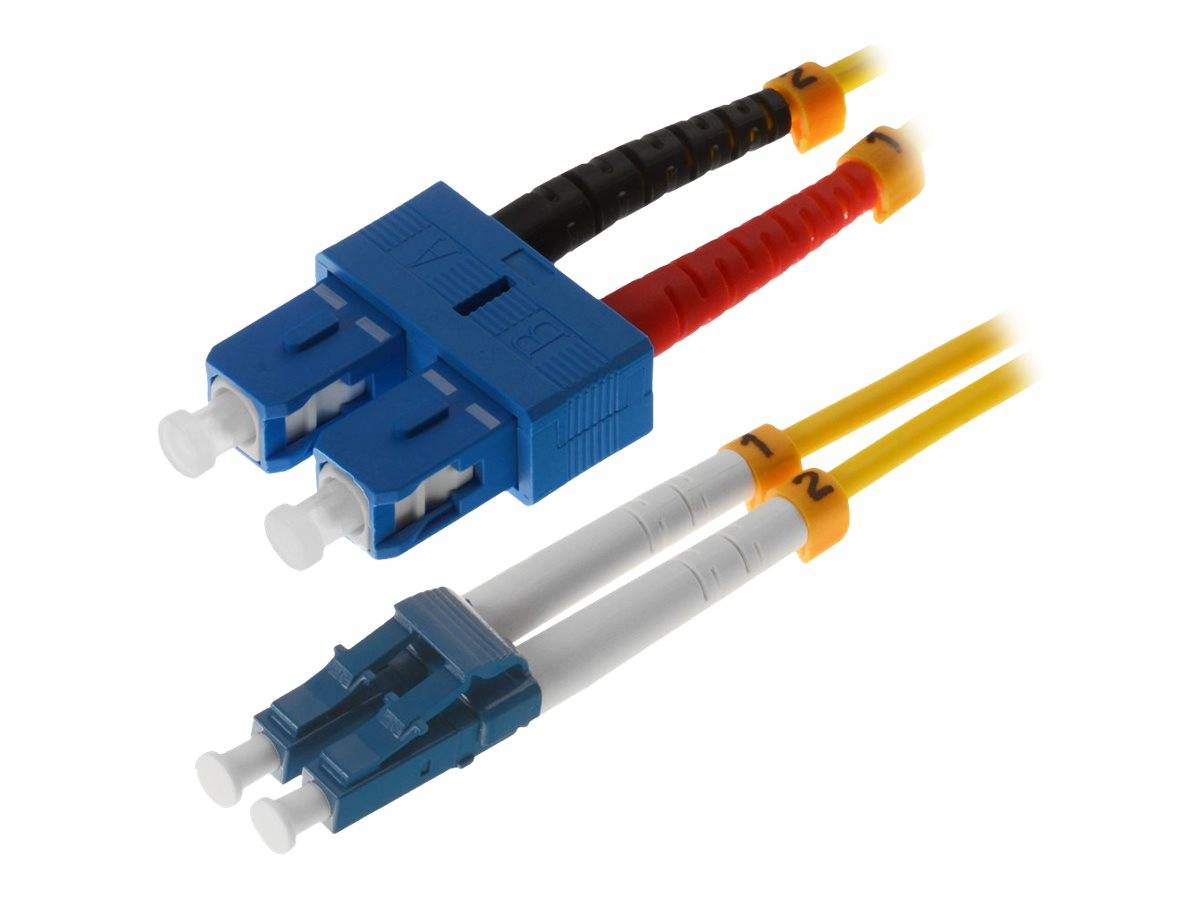 Helos - Patch-Kabel - LC Single-Modus (M) bis SC Single-Modus (M)