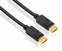 HELOS - Anschlusskabel DisplayPort Stecker/Stecker 4K 3.0m schwarz - Kabel - Digital/Display/Video