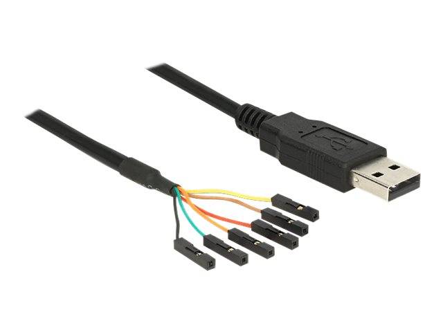 DeLock Converter USB 2.0 > Serial-TTL 6 pin pin header connector individually 1.8 m (3.3 V)