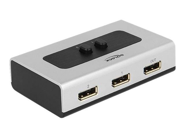 DeLock - Video/Audio-Schalter - 2 x DisplayPort