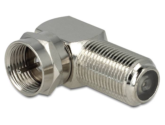 Delock Adapter F Buchse > F Stecker 90°