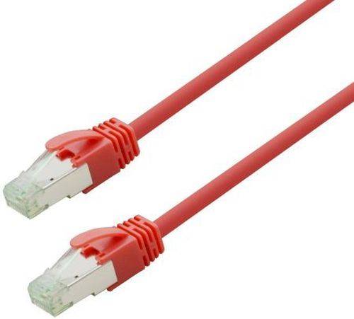 Nambo Kupfer-Patchkabel Cat.6a S/FTP (ISO/IEC) LSZH High Quality rot 1,5 m