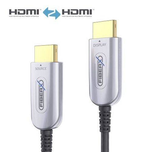 PureLink FiberX Serie HDMI 4K Glasfaser Extender Kabel, vergoldet, HDMI St. A/St. A, schwarz, 10 m