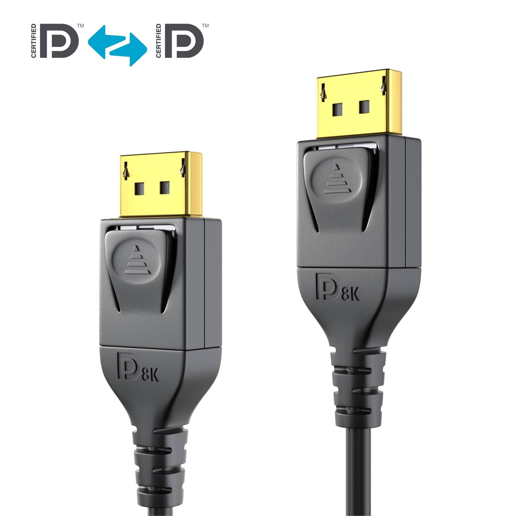 PureLink PureInstall DisplayPort 1.4 Kabel, 8K, DisplayPort St./St., 2,0 m, schwarz