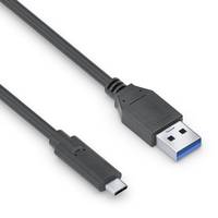 PureLink Premium USB 3.1 Gen. 2 Kabel, USB St. A/ USB St. C, schwarz, 1,0 m