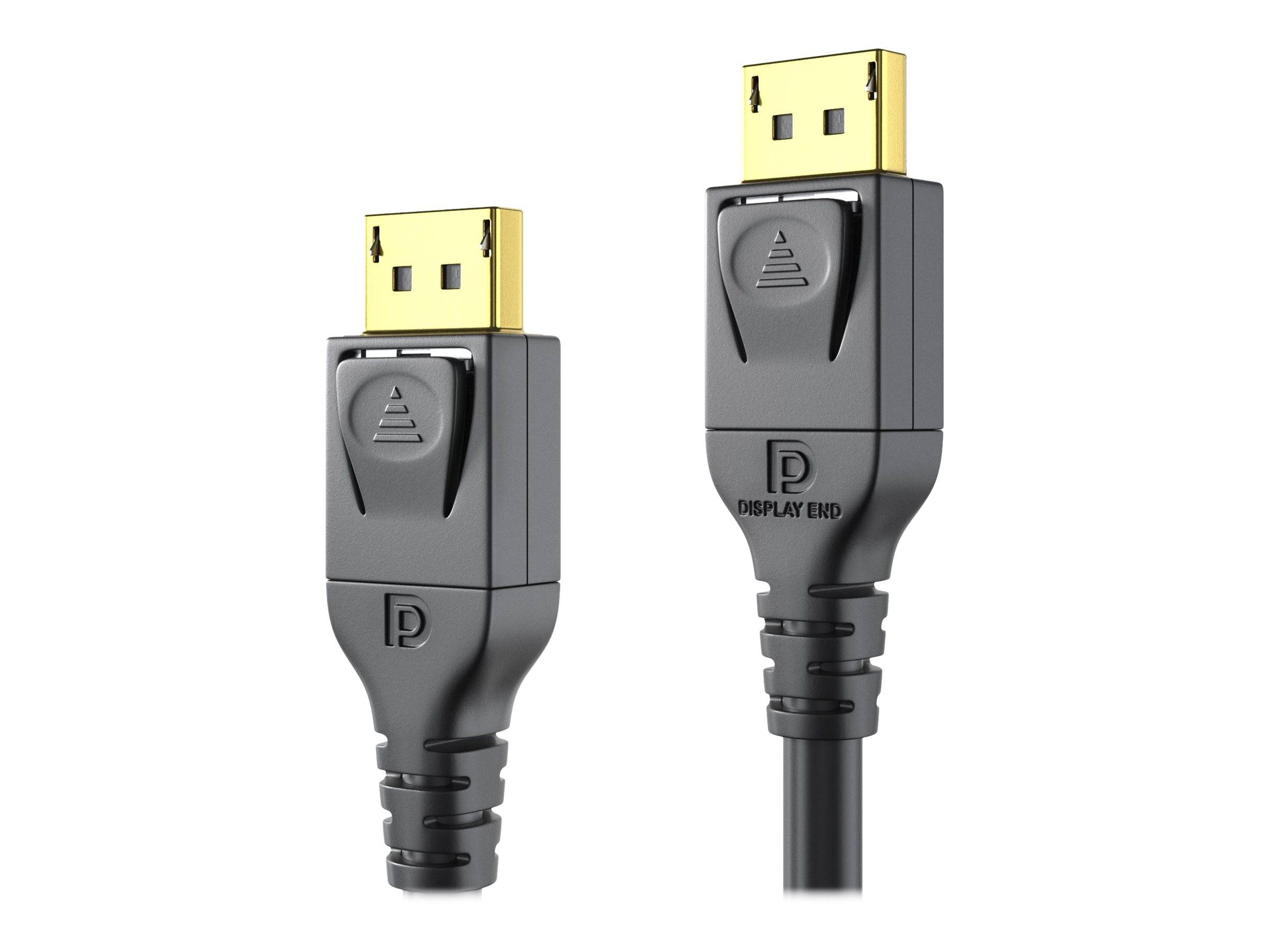 PureLink PureInstall Aktives DisplayPort 1.4 Kabel, 8K, DisplayPort St./St., schwarz, 15,0 m