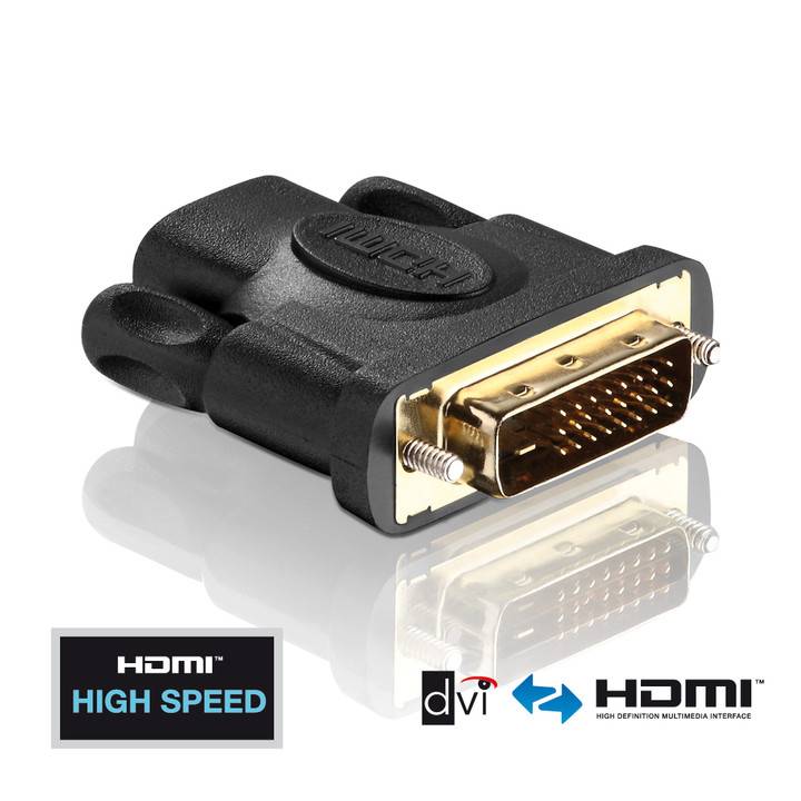 Purelink PureInstall PI010 - Videoadapter - DVI-D männlich zu HDMI weiblich