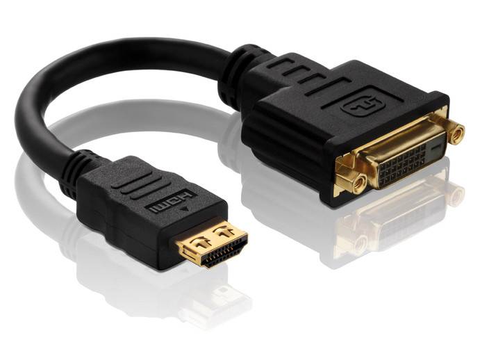 Purelink PureInstall - Videoadapter - DVI-D weiblich zu HDMI männlich