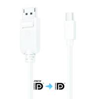 PureLink IS1100-015, 1,5 m, Mini DisplayPort, DisplayPort, Männlich, Männlich, Weiß