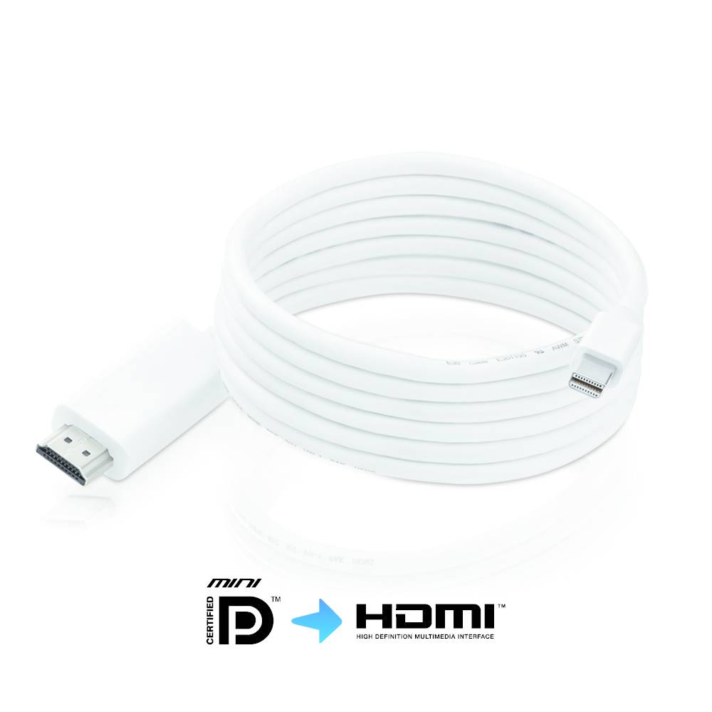 PureLink Kabel MiniDP/HDMI - iSerie 1,50m weiss