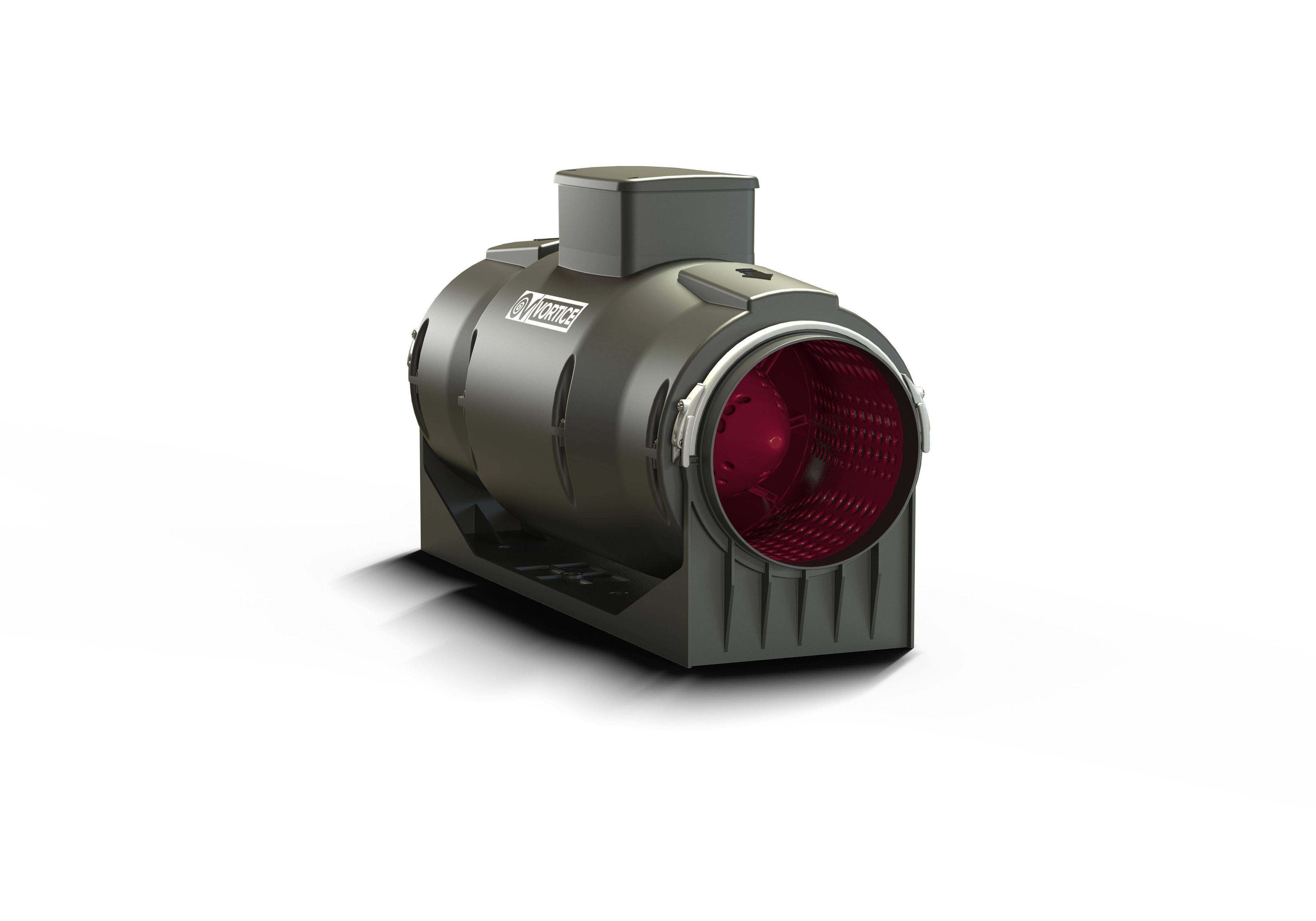Schallgedämmter Rohrlüfter Lineo 150 Quiet T