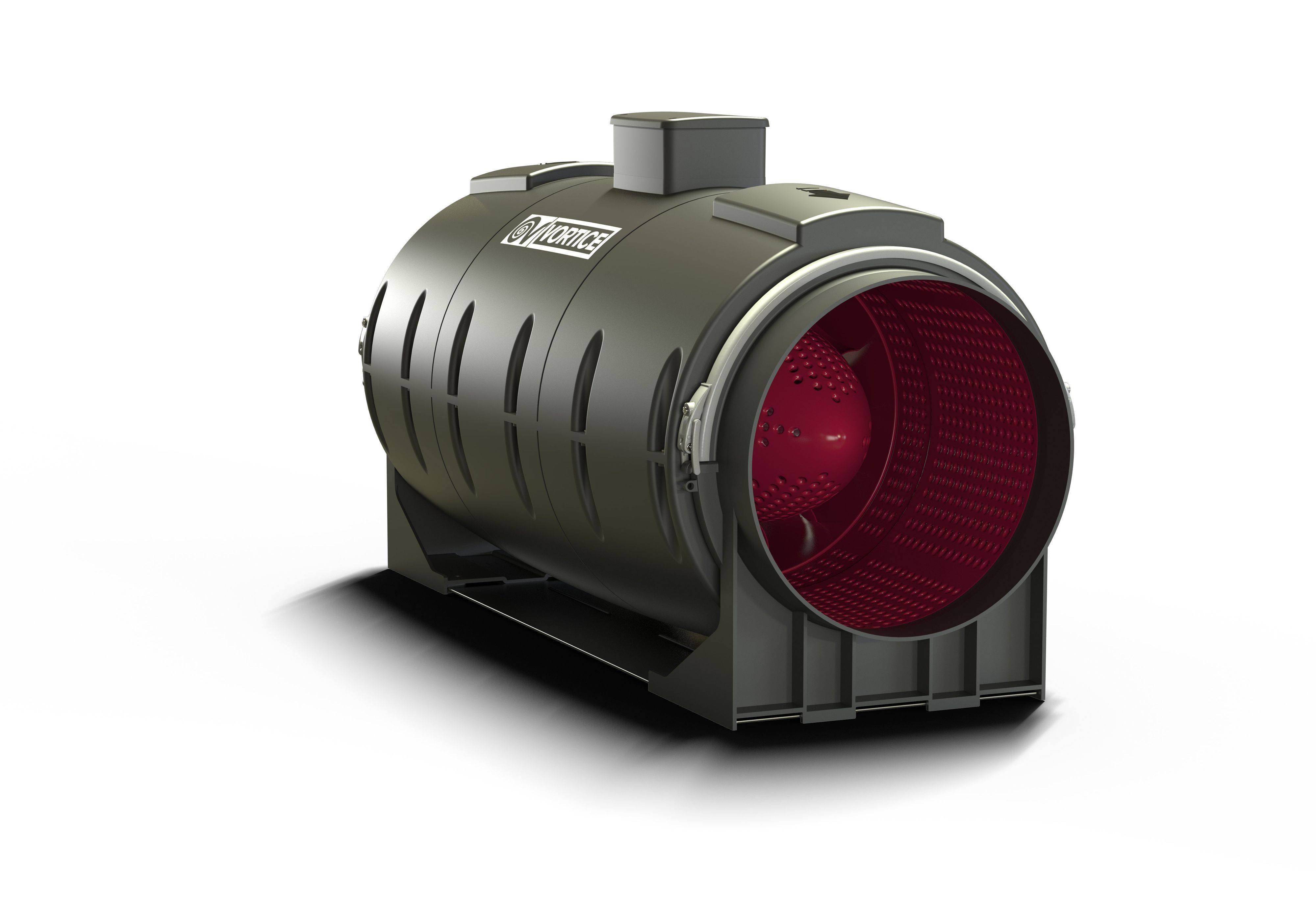 Schallgedämmter Rohrlüfter Lineo 315 Quiet