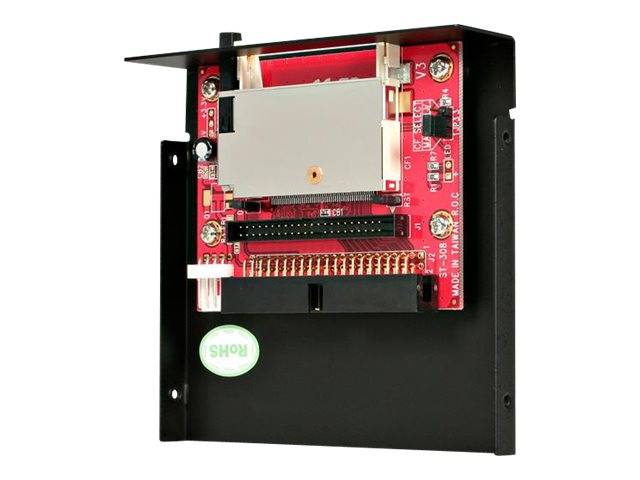 StarTech.com 3,5 Zoll Laufwerksschacht IDE auf CF SSD Kartenleser - CompactFlash - Solid State Drive - Kartenleser - 8,9