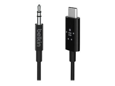 Belkin RockStar - Audiokabel - 24 pin USB-C männlich zu mini-phone stereo 3.5 mm männlich