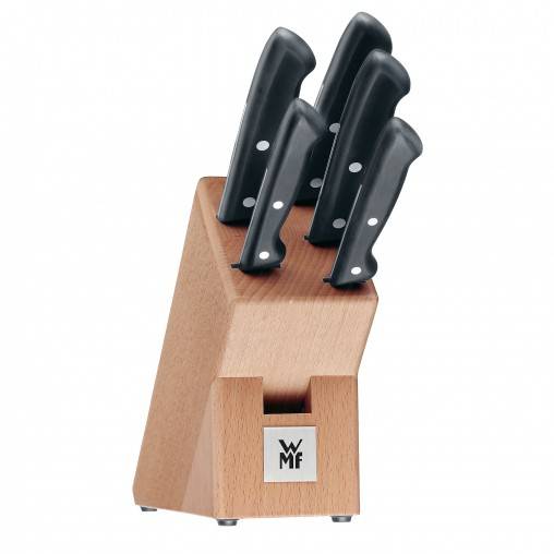 WMF 18.7469.9990, Messer-Block/Besteck-Set, Edelstahl, Kunststoff, Deutschland, 6 Stück(e)