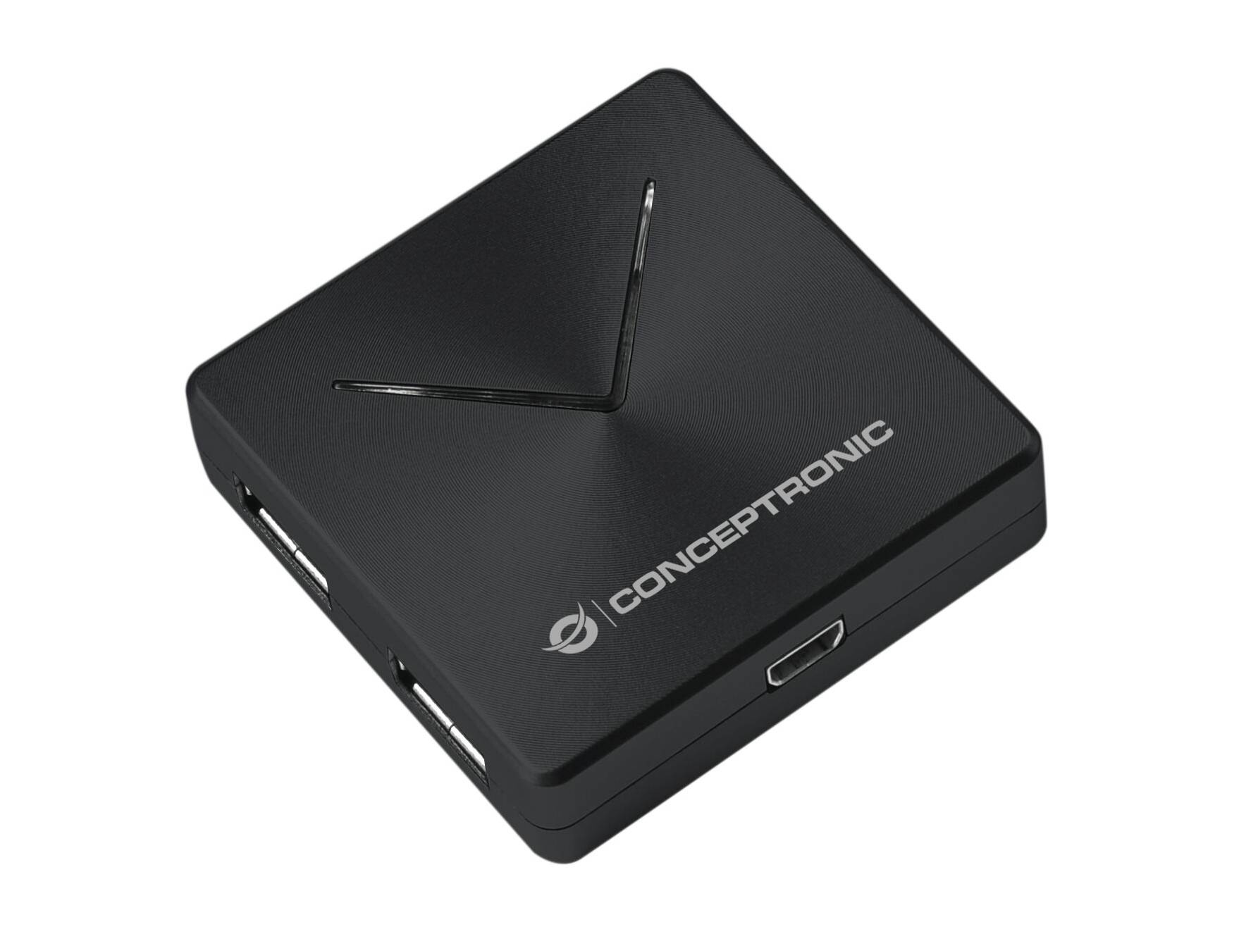 Conceptronic HUBBIES02B - Version 1 - Hub - 4 x SuperSpeed USB 3.0