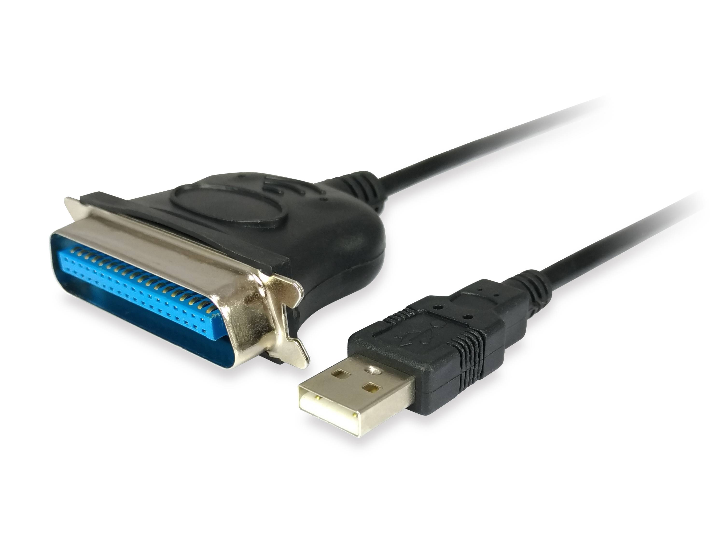Equip - USB-/Parallelkabel - USB (M) zu Centronics 36-Polig (M)