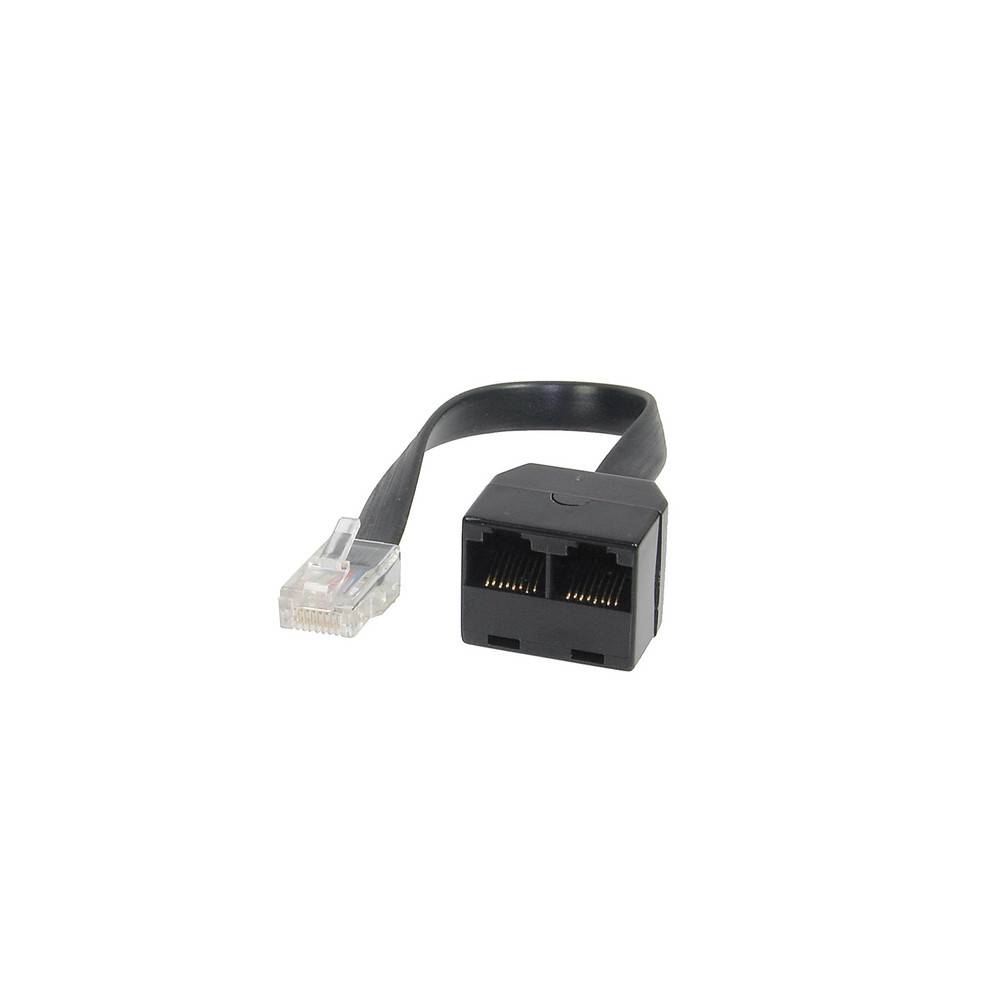 S-Impuls - Telefon-Splitter - RJ-45 (M) bis RJ-45 (W)