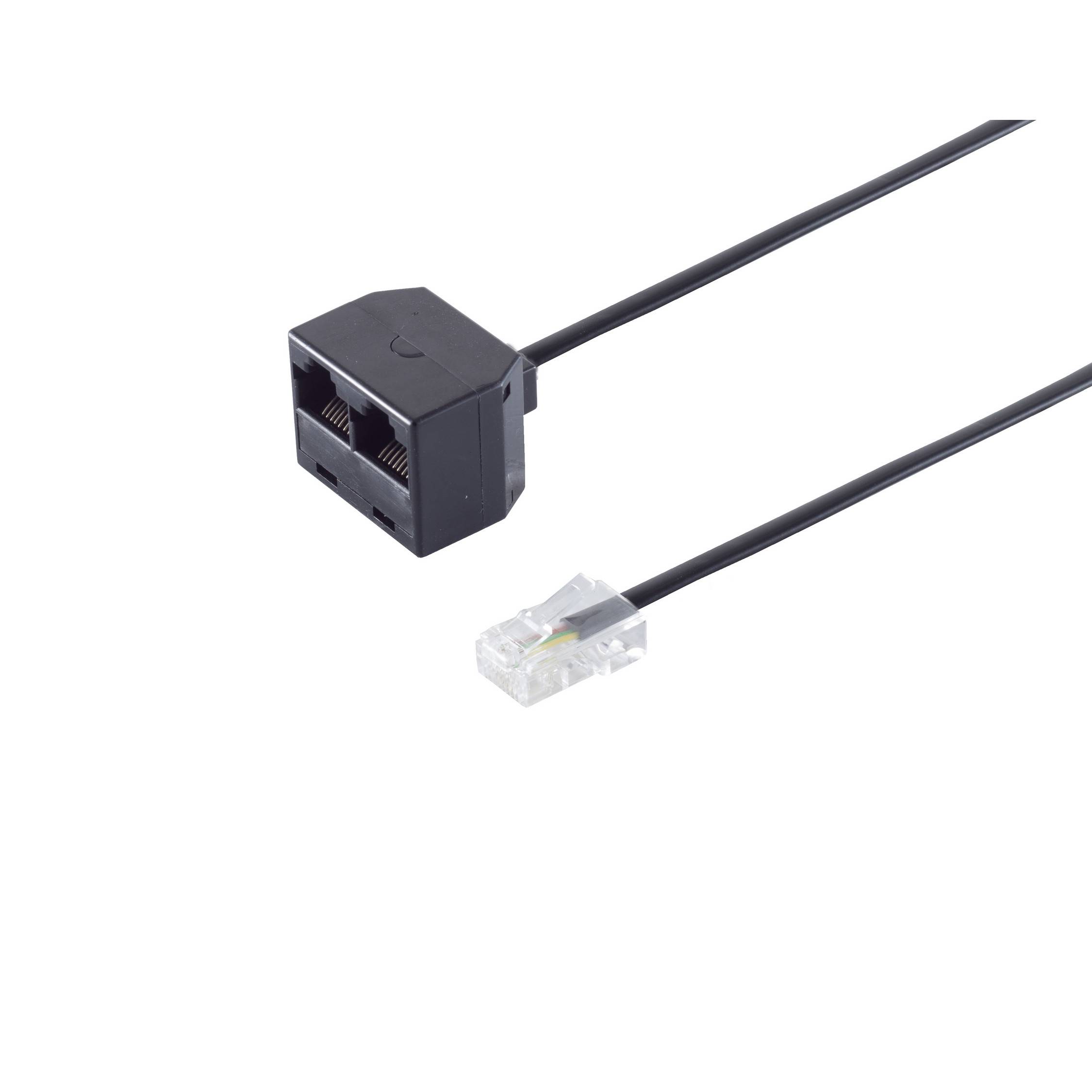 S-Impuls - Telefon-Splitter - RJ-45 (M) bis RJ-45 (W)