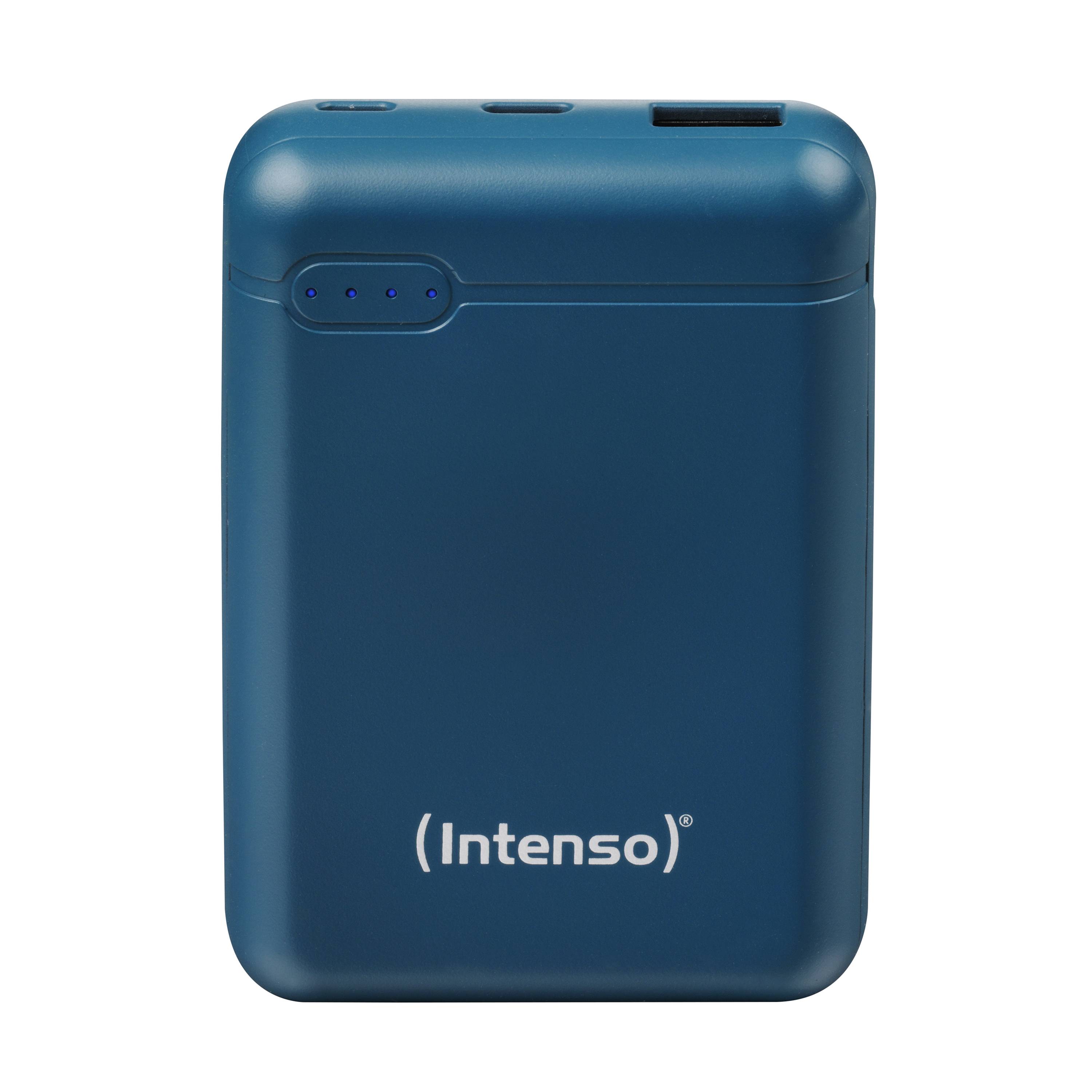 Intenso XS10000 - Powerbank - 10000 mAh - 3.1 A - 2 Ausgabeanschlussstellen (USB, 24 pin USB-C)