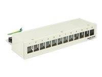 DeLOCK Keystone Desktop Patch Panel - Patch Panel
