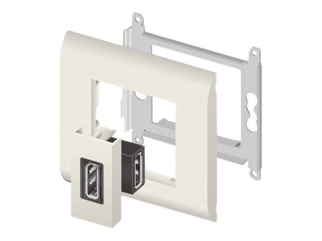 Delock - Easy 45 - Einrastmodul - DP - weiß