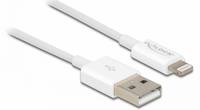 Delock - Lightning-Kabel - Lightning männlich bis USB männlich - 1 m - weiß - für Apple iPad/iPhone/iPod (Lightning)