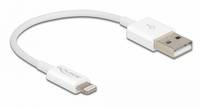 Delock - Lightning-Kabel - USB männlich bis Lightning männlich - 15 cm - weiß - für Apple iPad/iPhone/iPod (Lightning)