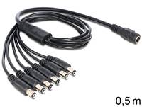 DeLOCK - Netz-Splitter - Gleichstromstecker 5,5 x 2,1 mm (M)