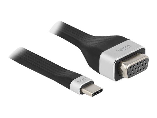 Delock - Videoadapter - USB-C (M) bis HD-15 (VGA)