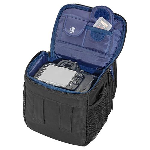 PEDEA Essex blau, Kompaktes Gehäuse, Jede Marke, Canon EOS M3 Canon EOS 6D / 7D Canon EOS 30D / 50D / 60D Canon EOS 70D / 77D / 80D Canon EOS 100D.