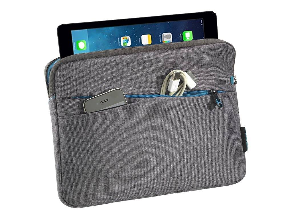 PEDEA Fashion - Tasche für Tablet - Nylon - Grau - 12.9" - für Apple 12.9-inch iPad Pro (1. Generation, 2. Generation)