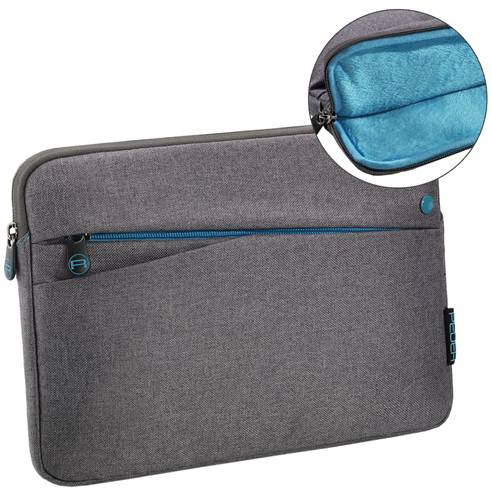 PEDEA Fashion - Tasche für Tablet - Nylon - Grau - 12.9" - für Apple 12.9-inch iPad Pro (1. Generation, 2. Generation)